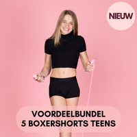Voordeelbundel 5 boxershorts teens