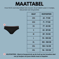 WAVE menstruatie zwemslip lage taille