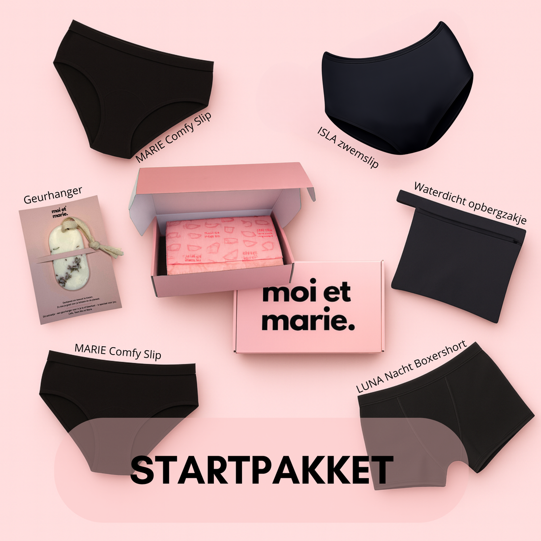 Eerste menstruatie startpakket