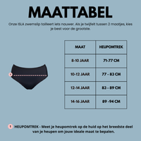 TEEN ISLA menstruatie zwemslip hoge taille